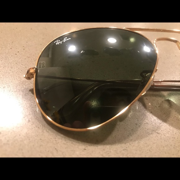 Ray-Ban gold aviators - Picture 5 of 5